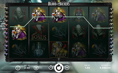Blood Suckers Slot Bonus game