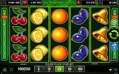 Burning Hot Slot Oyunu Sol Casino Azeri Online Kazinoda