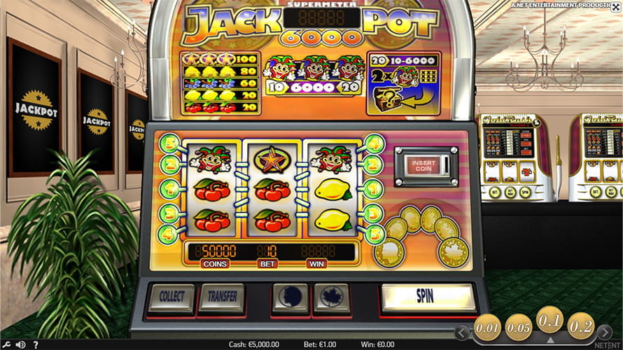 Jackpot 6000 play online for free