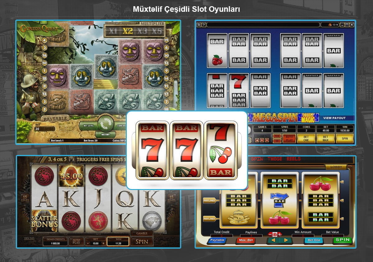 Bir Çox Fərqli Slot Oyunları Var