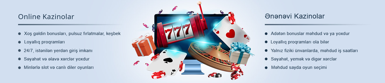 Online vs Traditional casinos