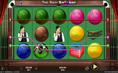 Top Spin Snooker Slot Bonus game