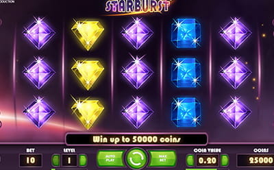 Unibet-də Starburst Onlayn Slotu